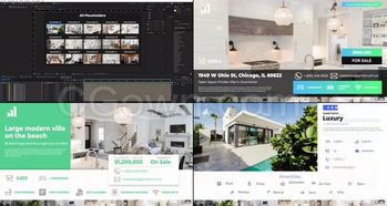 房地產宣傳產品信息商業地產代理公司宣傳片 ae模板下載