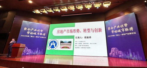 泰安市舉辦2023中國 泰山 房地產發展論壇